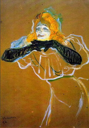 Yvette Guilbert par Toulouse-Lautrec